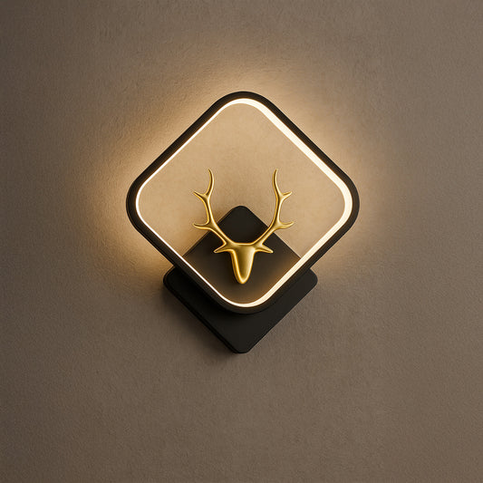 Delamps LED 3-Color Decorative Wall Light – Hiran-Square (Warm, Natural, Cool White)